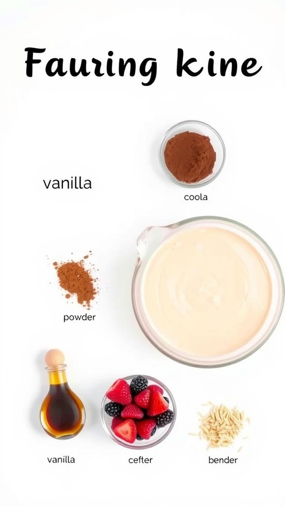 High protein waffles with various flavor additions